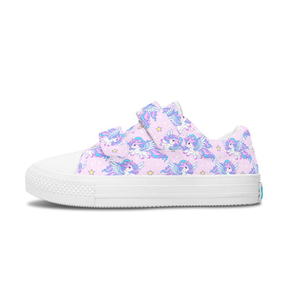 MyKids-USA® Kids Shoes Low Tops Flying Unicorn