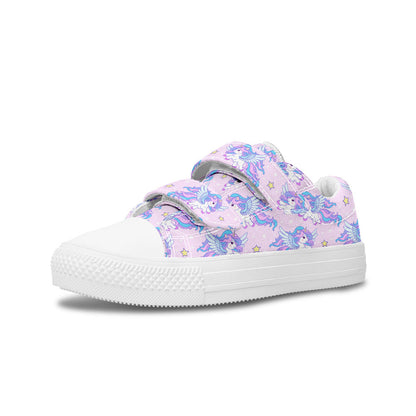 MyKids-USA® Kids Shoes Low Tops Flying Unicorn