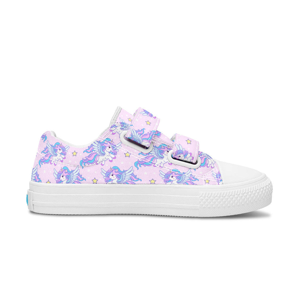 MyKids-USA® Kids Shoes Low Tops Flying Unicorn