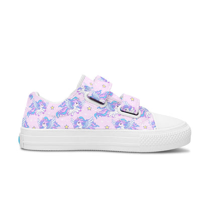 MyKids-USA® Kids Shoes Low Tops Flying Unicorn