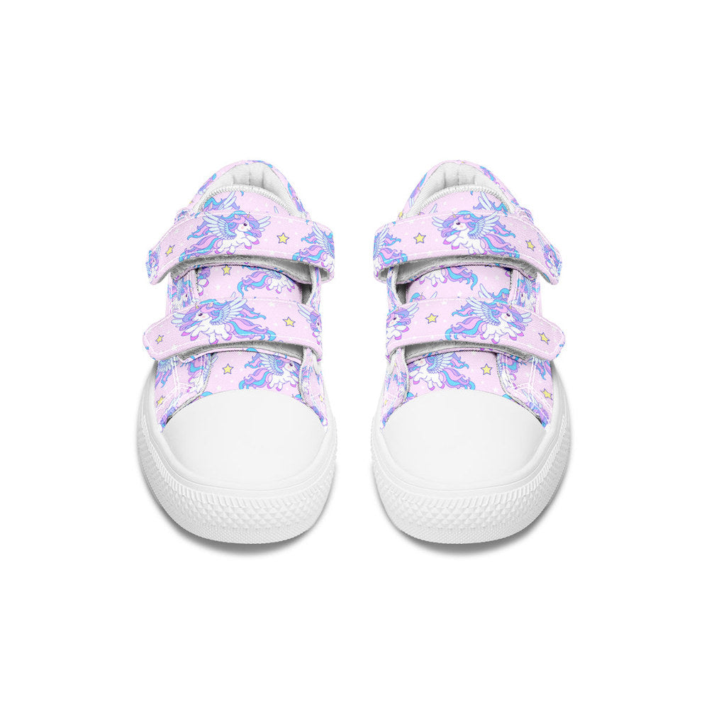 MyKids-USA® Kids Shoes Low Tops Flying Unicorn