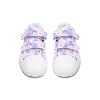 MyKids-USA® Kids Shoes Low Tops Flying Unicorn