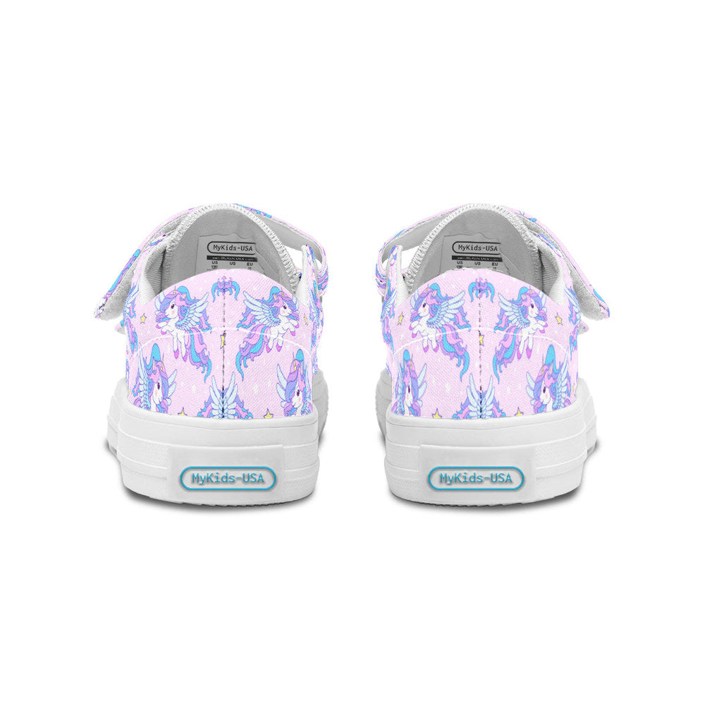 MyKids-USA® Kids Shoes Low Tops Flying Unicorn