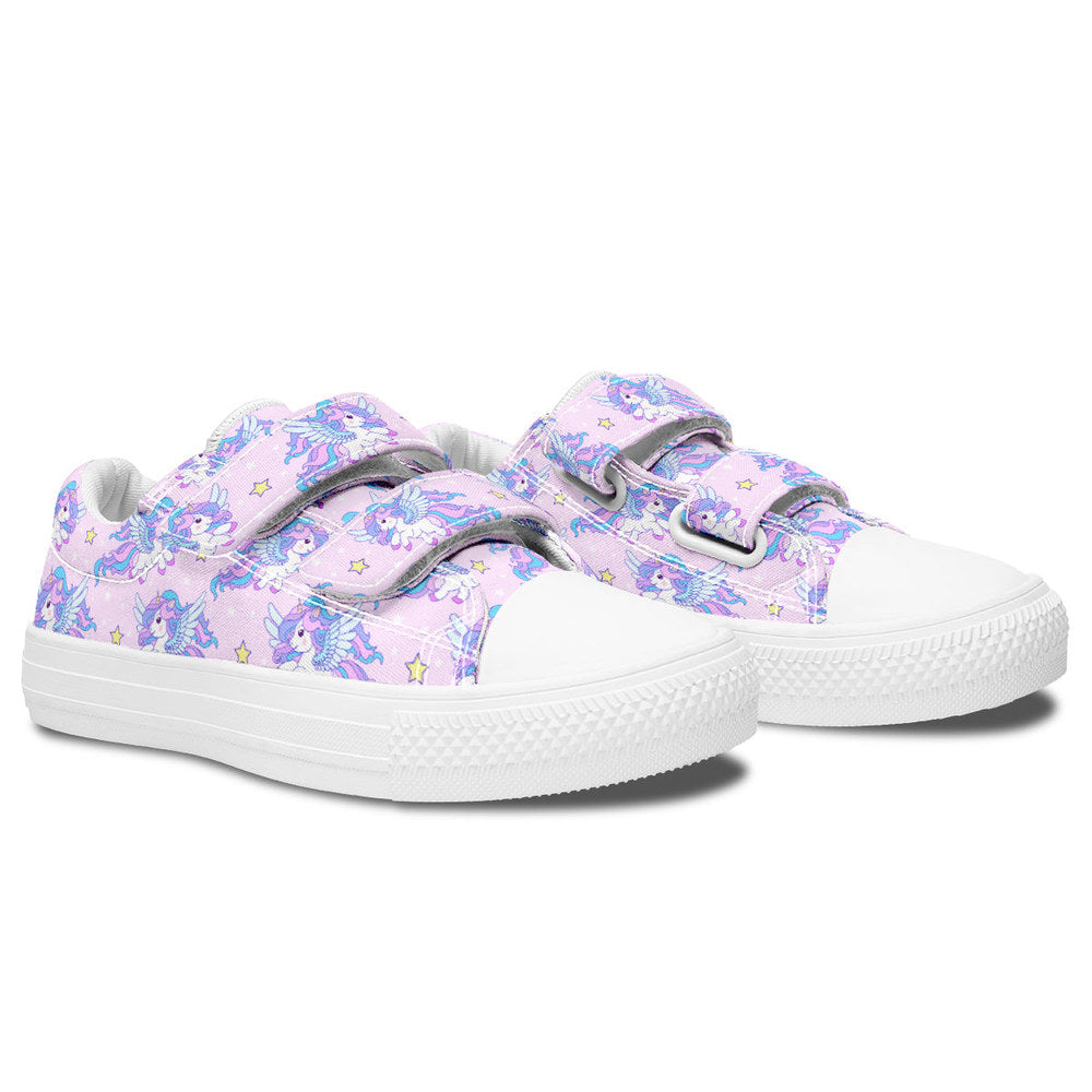 MyKids-USA® Kids Shoes Low Tops Flying Unicorn
