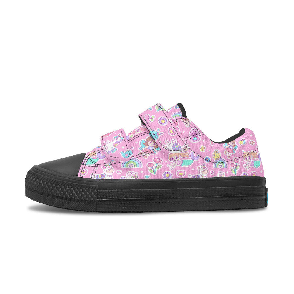 MyKids-USA® Kids Shoes Low Tops Mermaid And Unicorns