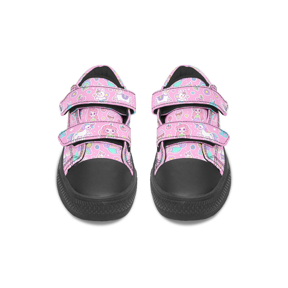 MyKids-USA® Kids Shoes Low Tops Mermaid And Unicorns