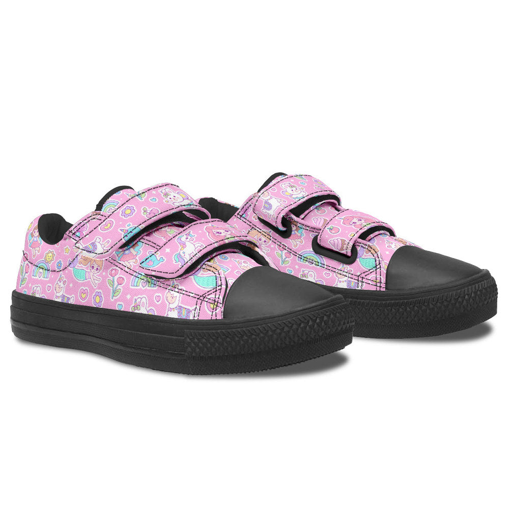 MyKids-USA® Kids Shoes Low Tops Mermaid And Unicorns