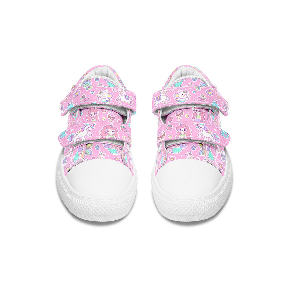 MyKids-USA® Kids Shoes Low Tops Mermaid And Unicorns