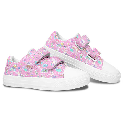 MyKids-USA® Kids Shoes Low Tops Mermaid And Unicorns