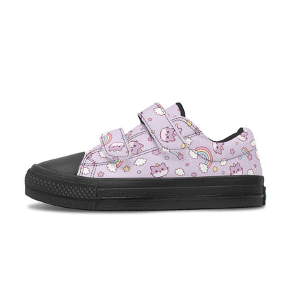 MyKids-USA® Kids Shoes Low Tops Rainbow And Cats