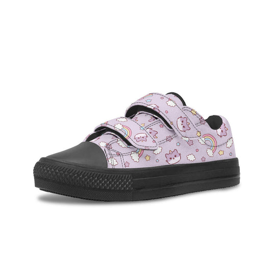 MyKids-USA® Kids Shoes Low Tops Rainbow And Cats