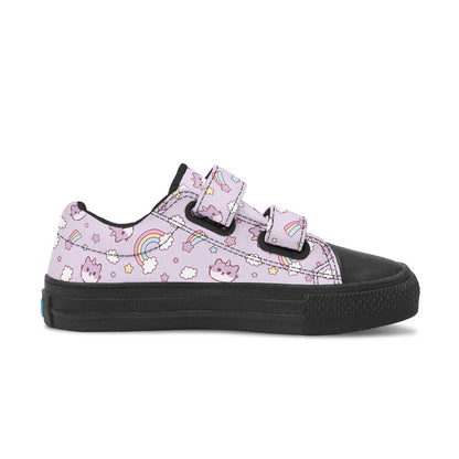 MyKids-USA® Kids Shoes Low Tops Rainbow And Cats