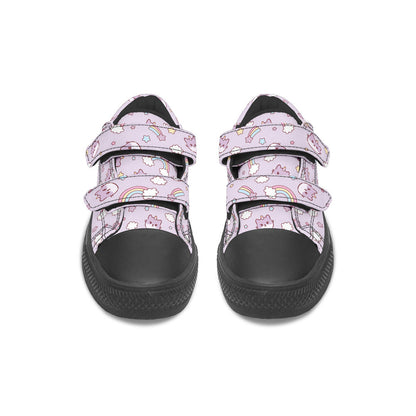 MyKids-USA® Kids Shoes Low Tops Rainbow And Cats