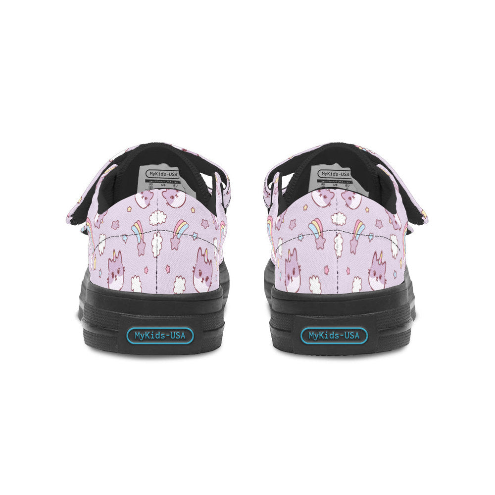 MyKids-USA® Kids Shoes Low Tops Rainbow And Cats