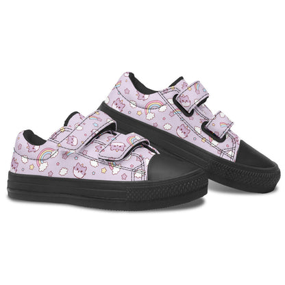 MyKids-USA® Kids Shoes Low Tops Rainbow And Cats