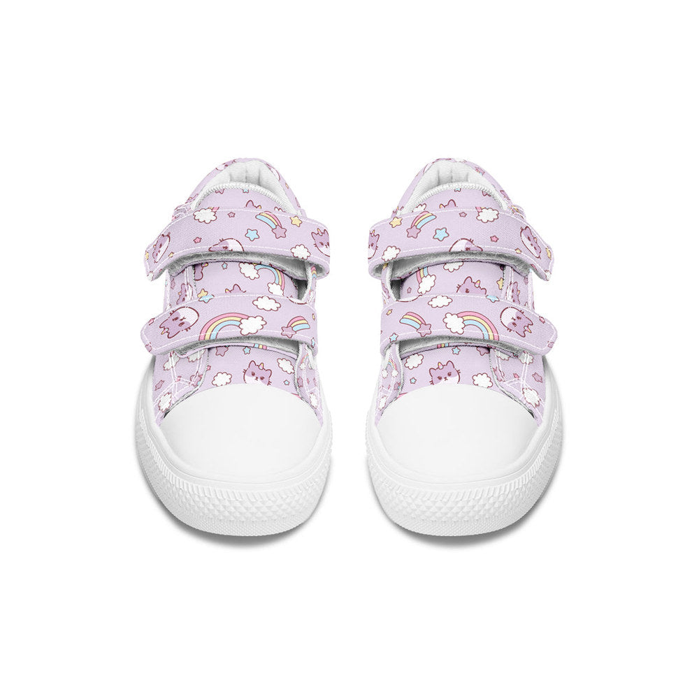 MyKids-USA® Kids Shoes Low Tops Rainbow And Cats
