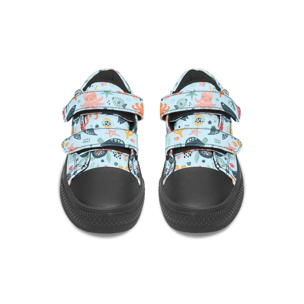MyKids-USA® Kids Shoes Low Tops Sea Animals