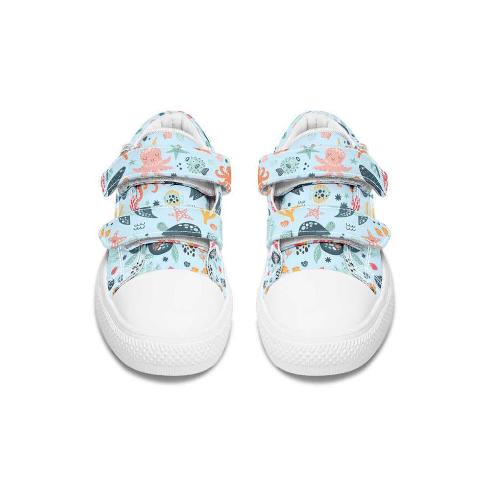 MyKids-USA® Kids Shoes Low Tops Sea Animals