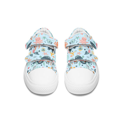 MyKids-USA® Kids Shoes Low Tops Sea Animals