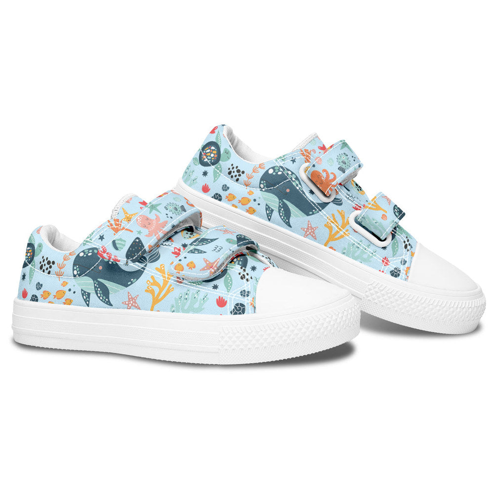 MyKids-USA® Kids Shoes Low Tops Sea Animals