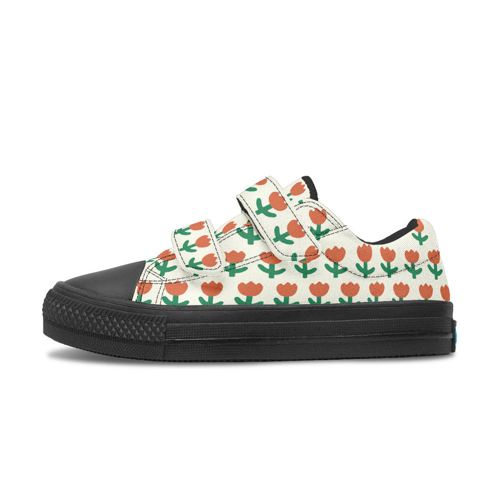 MyKids-USA® Kids Shoes Low Tops Floral Pattern