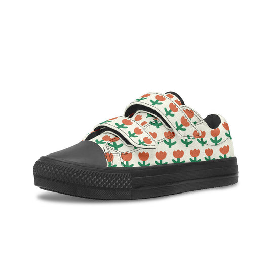 MyKids-USA® Kids Shoes Low Tops Floral Pattern