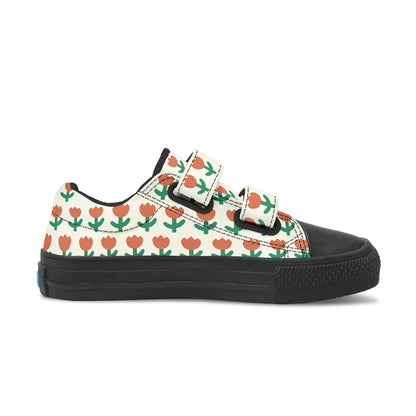 MyKids-USA® Kids Shoes Low Tops Floral Pattern