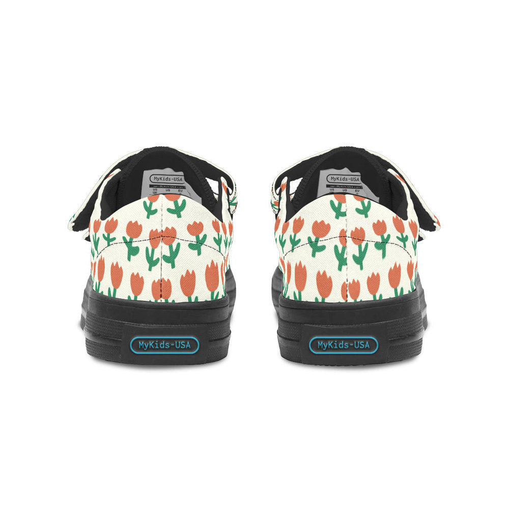 MyKids-USA® Kids Shoes Low Tops Floral Pattern