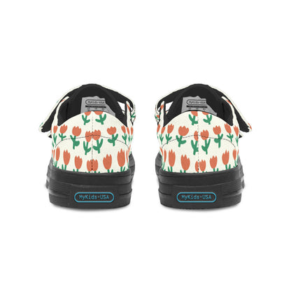 MyKids-USA® Kids Shoes Low Tops Floral Pattern