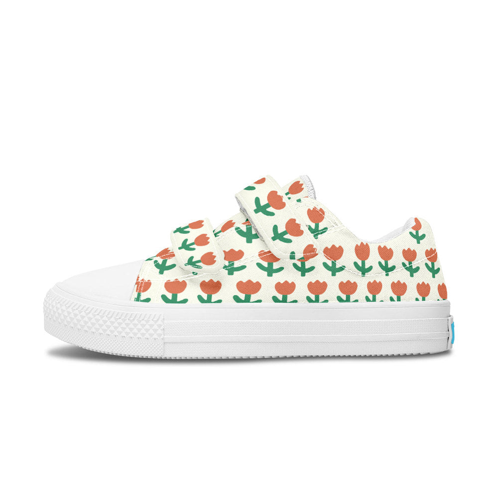 MyKids-USA® Kids Shoes Low Tops Floral Pattern