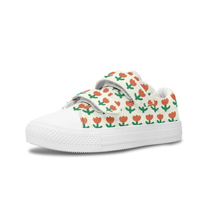 MyKids-USA® Kids Shoes Low Tops Floral Pattern