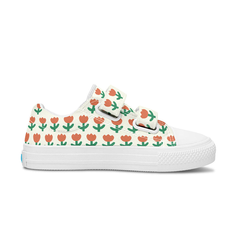 MyKids-USA® Kids Shoes Low Tops Floral Pattern
