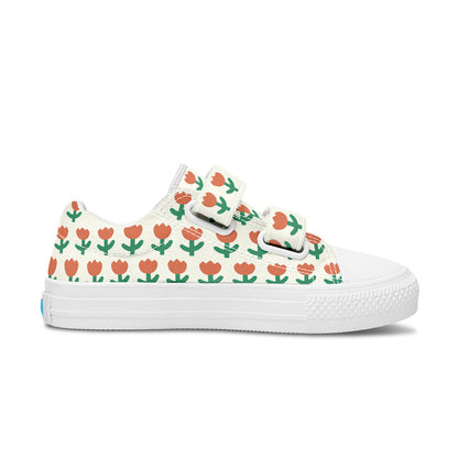 MyKids-USA® Kids Shoes Low Tops Floral Pattern