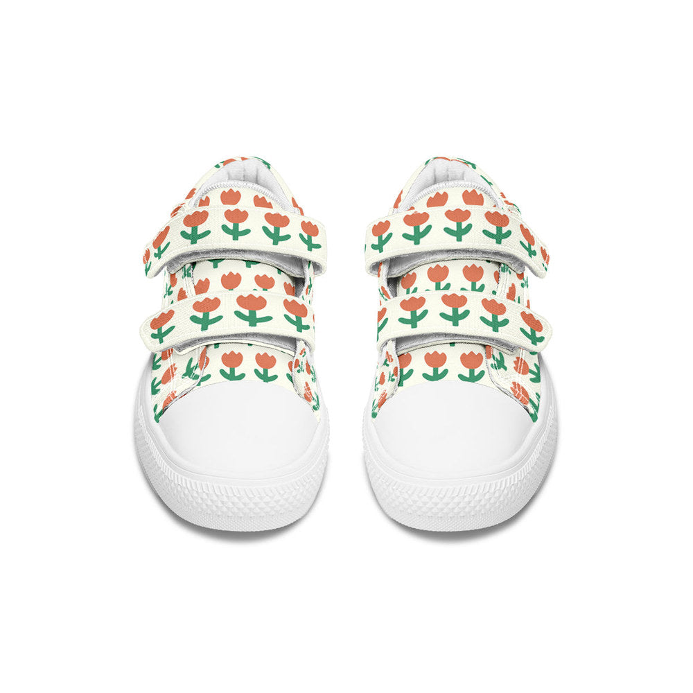 MyKids-USA® Kids Shoes Low Tops Floral Pattern