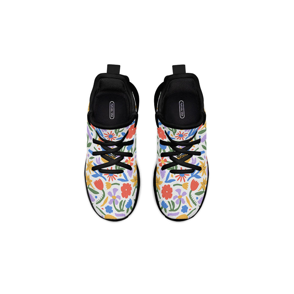 MyKids-USA® Kids Shoes Sneakers Abstract Flowers