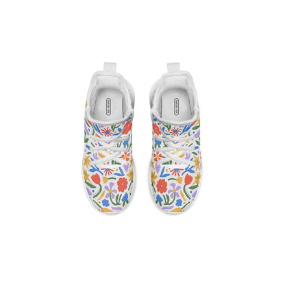 MyKids-USA® Kids Shoes Sneakers Abstract Flowers