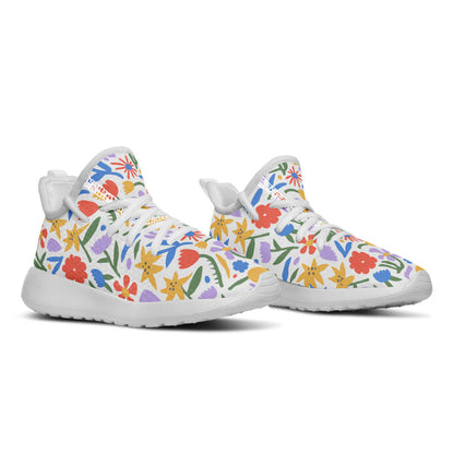 MyKids-USA® Kids Shoes Sneakers Abstract Flowers