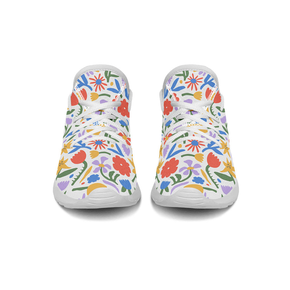MyKids-USA® Kids Shoes Sneakers Abstract Flowers