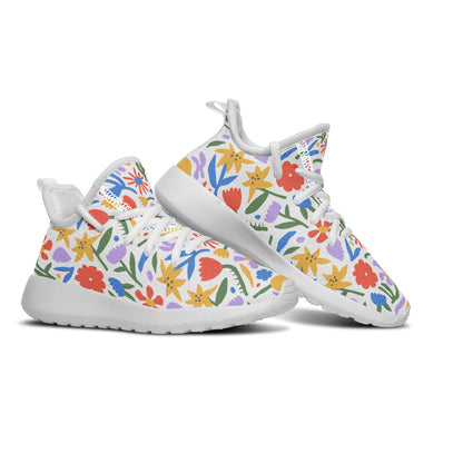 MyKids-USA® Kids Shoes Sneakers Abstract Flowers