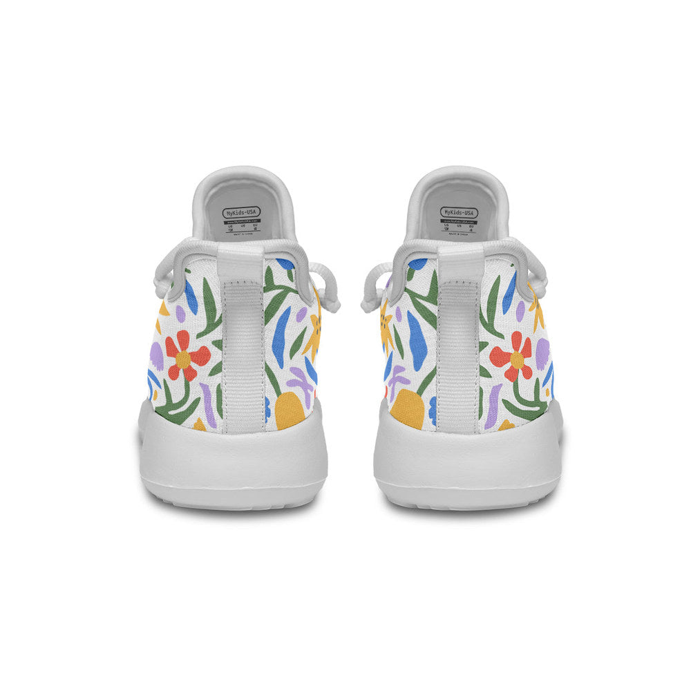 MyKids-USA® Kids Shoes Sneakers Abstract Flowers