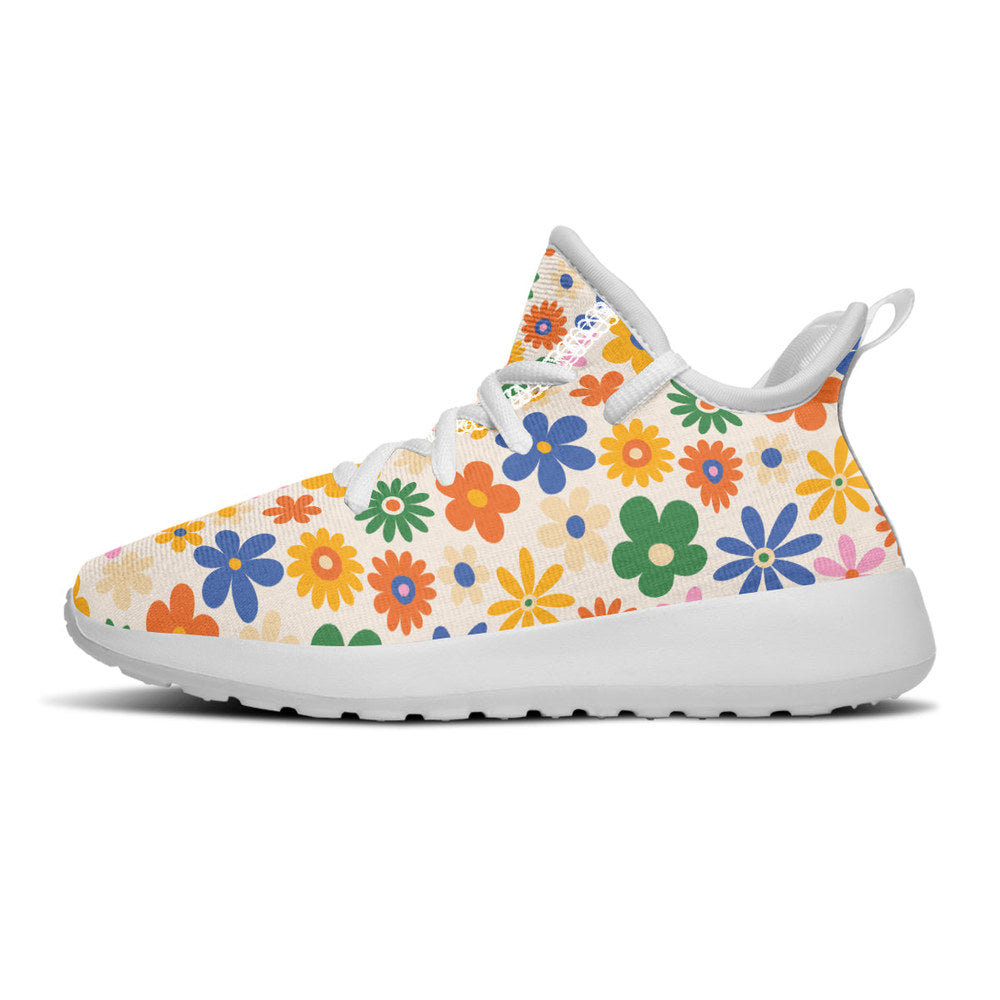 MyKids-USA® Kids Shoes Sneakers Colorful Flowers