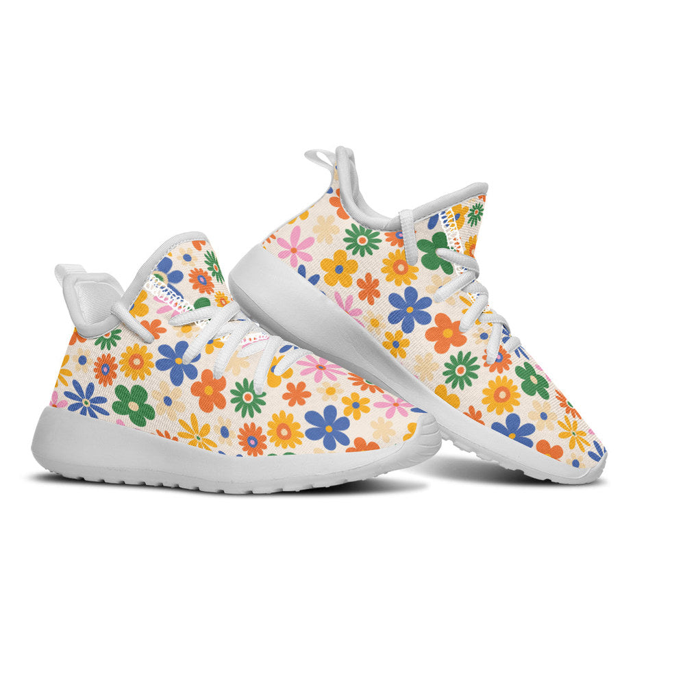 MyKids-USA® Kids Shoes Sneakers Colorful Flowers
