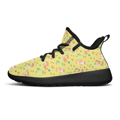 MyKids-USA® Kids Shoes Sneakers Floral Cats