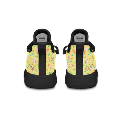 MyKids-USA® Kids Shoes Sneakers Floral Cats