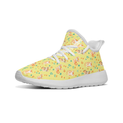 MyKids-USA® Kids Shoes Sneakers Floral Cats