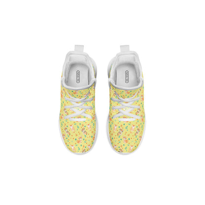 MyKids-USA® Kids Shoes Sneakers Floral Cats