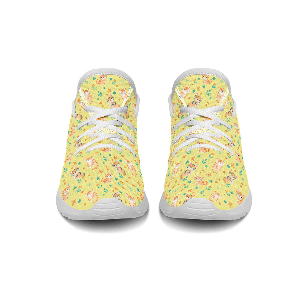 MyKids-USA® Kids Shoes Sneakers Floral Cats