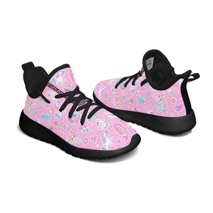 MyKids-USA® Kids Shoes Sneakers Mermaid And Unicorns