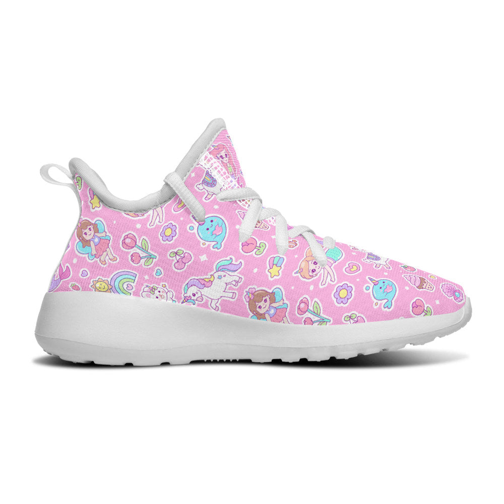 MyKids-USA® Kids Shoes Sneakers Mermaid And Unicorns