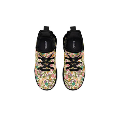 MyKids-USA® Kids Shoes Sneakers Mixed Flowers Pattern